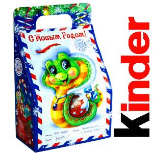 Детский подарок на Новый Год в жестяной упаковке весом 335 грамм по цене 1312 руб в Коломне