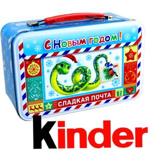 Сладкий подарок на Новый Год в картонной упаковке весом 430 грамм по цене 2136 руб в Коломне