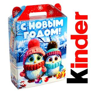 Детский подарок на Новый Год в жестяной упаковке весом 830 грамм по цене 3297 руб в Коломне